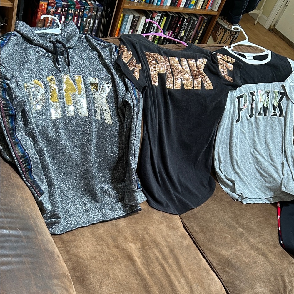 PINK VICTORIA SECRET SIZE S BUNDLE